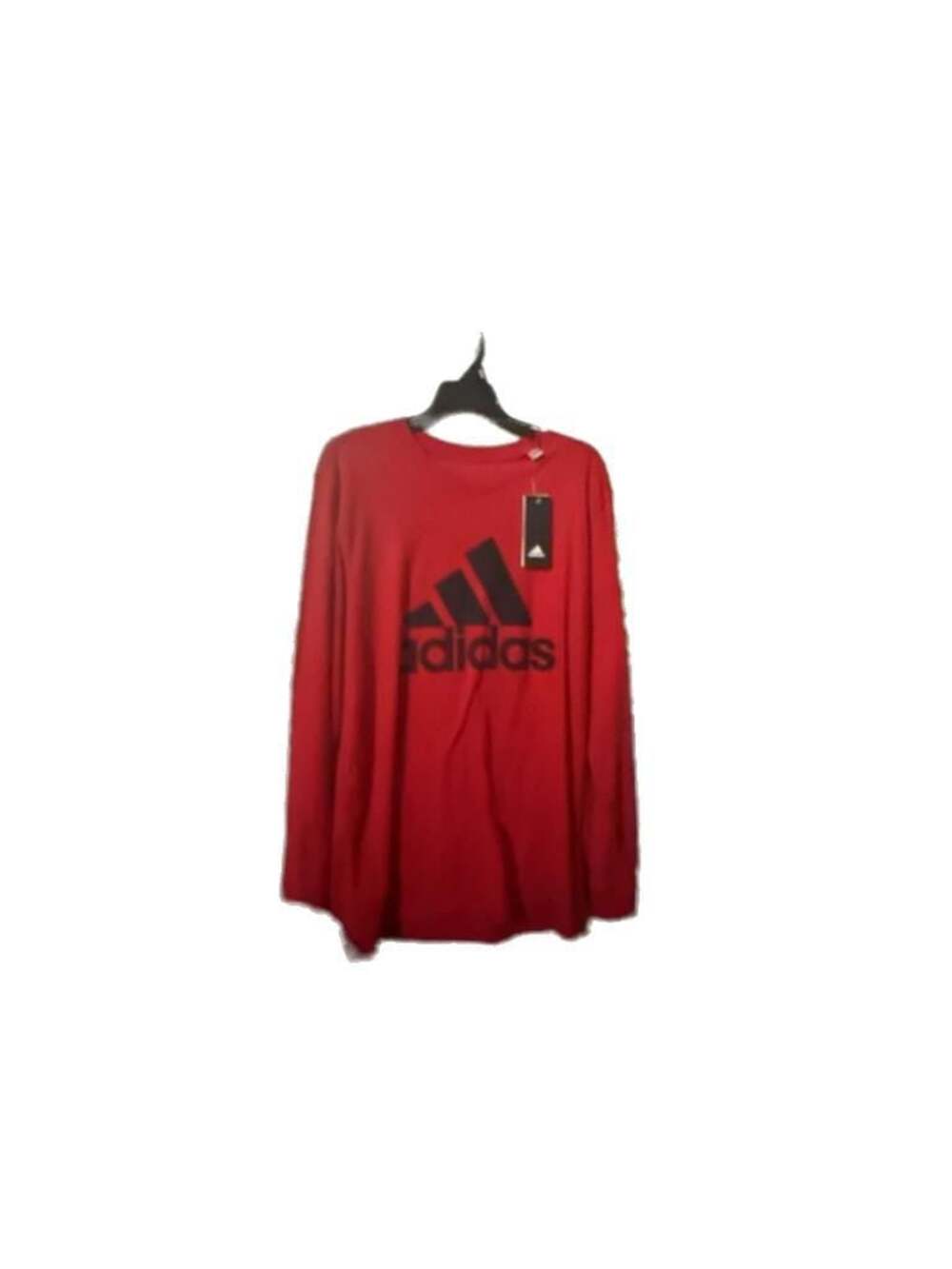 Adidas Men's Essentials Amplifier Long Sleeve Logo Graphic Tee